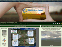 Tablet Screenshot of daculaweather.com